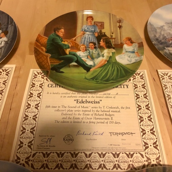 Sound of Music Plate Collection (Set of 7) - Picture 6 of 8